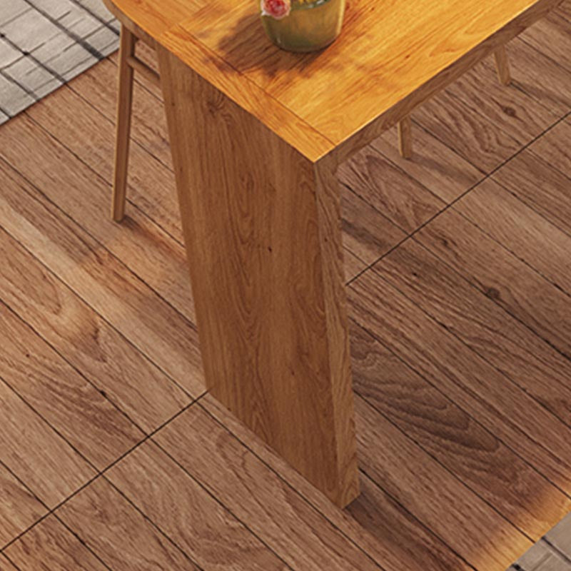 Moderne rechthoekige pub-eetset 1/2/3-delige massief houten aanrechttafel