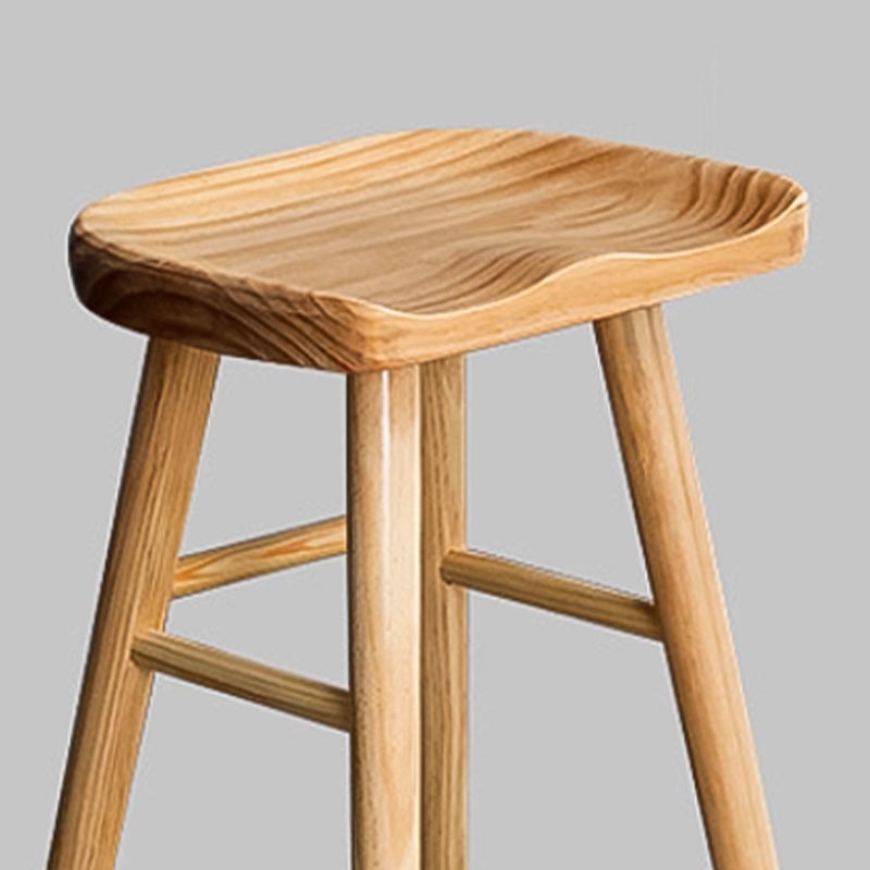Moderne rechthoekige pub-eetset 1/2/3-delige massief houten aanrechttafel