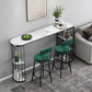 Modern 1/3 Pieces Bar Table Set Stone Counter Table with High Stools for Milk Tea Shop Clearhalo 'Bar Furniture' 'furn' 'furn_home_bar_bar_sets' 'Furniture' 'Home Bars & Bar Sets' 'home_bar_bar_sets' 'Kitchen & Dining Furniture' 6105453