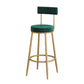 Modern 1/3 Pieces Bar Table Set Stone Counter Table with High Stools for Milk Tea Shop Green 30"H Stool (Single) Clearhalo 'Bar Furniture' 'furn' 'furn_home_bar_bar_sets' 'Furniture' 'Home Bars & Bar Sets' 'home_bar_bar_sets' 'Kitchen & Dining Furniture' 6105458