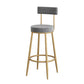 Modern 1/3 Pieces Bar Table Set Stone Counter Table with High Stools for Milk Tea Shop Grey 30"H Stool (Single) Clearhalo 'Bar Furniture' 'furn' 'furn_home_bar_bar_sets' 'Furniture' 'Home Bars & Bar Sets' 'home_bar_bar_sets' 'Kitchen & Dining Furniture' 6105460