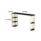 Modern 1/3 Pieces Bar Table Set Stone Counter Table with High Stools for Milk Tea Shop Clearhalo 'Bar Furniture' 'furn' 'furn_home_bar_bar_sets' 'Furniture' 'Home Bars & Bar Sets' 'home_bar_bar_sets' 'Kitchen & Dining Furniture' 6105483