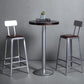 Set tavolo da bar in legno massello stile industriale da 1/2/3 pezzi