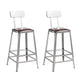 Set tavolo da bar in legno massello stile industriale da 1/2/3 pezzi