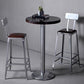 Set tavolo da bar in legno massello stile industriale da 1/2/3 pezzi
