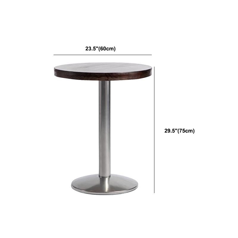 Set tavolo da bar in legno massello stile industriale da 1/2/3 pezzi