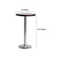 Set tavolo da bar in legno massello stile industriale da 1/2/3 pezzi