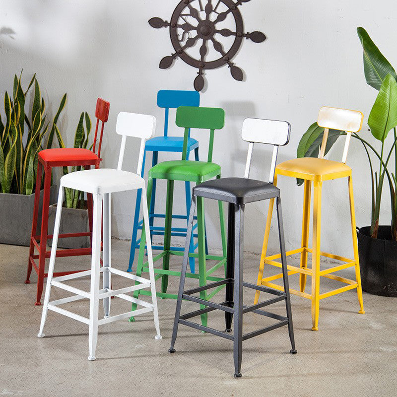 Industrial 1/5 Pieces Bar Table Set Rectangle Wood Counter Table with High Stools for Cafe Clearhalo 'Bar Furniture' 'furn' 'furn_home_bar_bar_sets' 'Furniture' 'Home Bars & Bar Sets' 'home_bar_bar_sets' 'Kitchen & Dining Furniture' 6105531