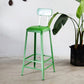 Industrial 1/5 Pieces Bar Table Set Rectangle Wood Counter Table with High Stools for Cafe Green 30"H Stool (Single) Clearhalo 'Bar Furniture' 'furn' 'furn_home_bar_bar_sets' 'Furniture' 'Home Bars & Bar Sets' 'home_bar_bar_sets' 'Kitchen & Dining Furniture' 6105533