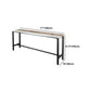 Industrial 1/5 Pieces Bar Table Set Rectangle Wood Counter Table with High Stools for Cafe Clearhalo 'Bar Furniture' 'furn' 'furn_home_bar_bar_sets' 'Furniture' 'Home Bars & Bar Sets' 'home_bar_bar_sets' 'Kitchen & Dining Furniture' 6105543