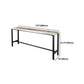 Industrial 1/5 Pieces Bar Table Set Rectangle Wood Counter Table with High Stools for Cafe Clearhalo 'Bar Furniture' 'furn' 'furn_home_bar_bar_sets' 'Furniture' 'Home Bars & Bar Sets' 'home_bar_bar_sets' 'Kitchen & Dining Furniture' 6105546