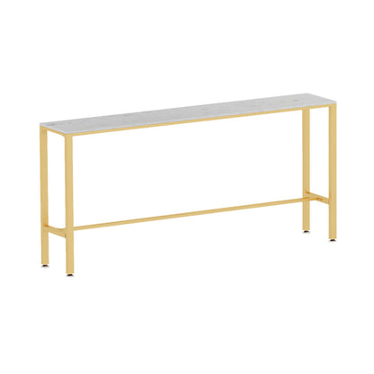 Glam Style Rectangle Bar Table 1/2/7 Pieces Faux Marble Counter Table Clearhalo 'Bar Furniture' 'furn' 'furn_home_bar_bar_sets' 'Furniture' 'Home Bars & Bar Sets' 'home_bar_bar_sets' 'Kitchen & Dining Furniture' 6105554