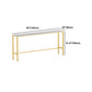 Glam Style Rectangle Bar Table 1/2/7 Pieces Faux Marble Counter Table Clearhalo 'Bar Furniture' 'furn' 'furn_home_bar_bar_sets' 'Furniture' 'Home Bars & Bar Sets' 'home_bar_bar_sets' 'Kitchen & Dining Furniture' 6105561