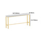 Glam Style Rectangle Bar Table 1/2/7 Pieces Faux Marble Counter Table Clearhalo 'Bar Furniture' 'furn' 'furn_home_bar_bar_sets' 'Furniture' 'Home Bars & Bar Sets' 'home_bar_bar_sets' 'Kitchen & Dining Furniture' 6105566