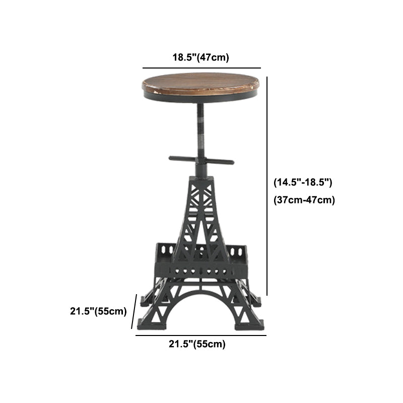 Ensemble de Table de Bar de Style industriel, 1/3 pièces, ensemble de Table de Bar en bois massif