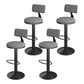 Glam Style Stone Bar Table 1/3/4 Pieces Counter Table with Upholstered Stools Grey 28"H Stool (Single) Clearhalo 'Bar Furniture' 'furn' 'furn_home_bar_bar_sets' 'Furniture' 'Home Bars & Bar Sets' 'home_bar_bar_sets' 'Kitchen & Dining Furniture' 6105610