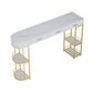 Glam Style Stone Bar Table 1/3/4 Pieces Counter Table with Upholstered Stools Clearhalo 'Bar Furniture' 'furn' 'furn_home_bar_bar_sets' 'Furniture' 'Home Bars & Bar Sets' 'home_bar_bar_sets' 'Kitchen & Dining Furniture' 6105613