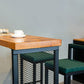 Industrial Rectangle Bar Set 1/3/5 Pieces Pine Wood Top Pub Table Set for Small Places Clearhalo 'Bar Furniture' 'furn' 'furn_home_bar_bar_sets' 'Furniture' 'Home Bars & Bar Sets' 'home_bar_bar_sets' 'Kitchen & Dining Furniture' 6105637