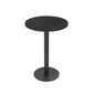 1/2/3 Pieces Industrial Black Bar Table Set Round Bistro Set with Solid Back Stools Black 24"L x 24"W Clearhalo 'Bar Furniture' 'furn' 'furn_home_bar_bar_sets' 'Furniture' 'Home Bars & Bar Sets' 'home_bar_bar_sets' 'Kitchen & Dining Furniture' 6105665
