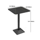 1/2/3 Pieces Industrial Black Bar Table Set Round Bistro Set with Solid Back Stools Clearhalo 'Bar Furniture' 'furn' 'furn_home_bar_bar_sets' 'Furniture' 'Home Bars & Bar Sets' 'home_bar_bar_sets' 'Kitchen & Dining Furniture' 6105672