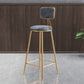 Solid Wood Bar Table Set Glam Round 1/3 Pieces Counter Table for Dining Room