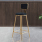 Solid Wood Bar Table Set Glam Round 1/3 Pieces Counter Table for Dining Room