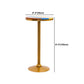 Solid Wood Bar Table Set Glam Round 1/3 Pieces Counter Table for Dining Room