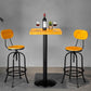 1/2/3 Pieces Industrial Style Round Bar Table Set Solid Wood Bistro Set Clearhalo 'Bar Furniture' 'furn' 'furn_home_bar_bar_sets' 'Furniture' 'Home Bars & Bar Sets' 'home_bar_bar_sets' 'Kitchen & Dining Furniture' 6105692