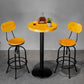 1/2/3 Pieces Industrial Style Round Bar Table Set Solid Wood Bistro Set Clearhalo 'Bar Furniture' 'furn' 'furn_home_bar_bar_sets' 'Furniture' 'Home Bars & Bar Sets' 'home_bar_bar_sets' 'Kitchen & Dining Furniture' 6105697