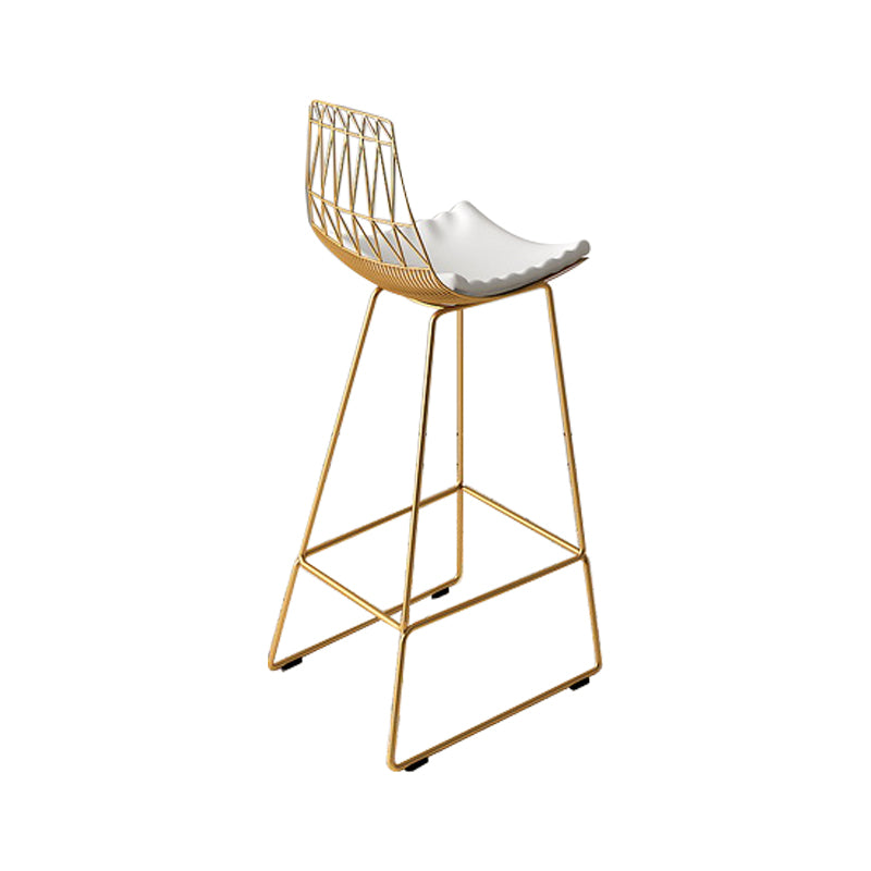 Solid Wood Bar Table Set Glam Rectangle 1/3/4/5 Pieces Counter Table Gold 30"H Stool (Single) Clearhalo 'Bar Furniture' 'furn' 'furn_home_bar_bar_sets' 'Furniture' 'Home Bars & Bar Sets' 'home_bar_bar_sets' 'Kitchen & Dining Furniture' 6105714