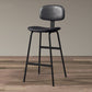 Modern Solid Wood Pub Table Set 1/3/4 Pieces Bar Table with Metal Stools Black 30"H Stool (Single) Clearhalo 'Bar Furniture' 'furn' 'furn_home_bar_bar_sets' 'Furniture' 'Home Bars & Bar Sets' 'home_bar_bar_sets' 'Kitchen & Dining Furniture' 6105737