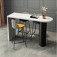 Modern Solid Wood Pub Table Set 1/3/4 Pieces Bar Table with Metal Stools Clearhalo 'Bar Furniture' 'furn' 'furn_home_bar_bar_sets' 'Furniture' 'Home Bars & Bar Sets' 'home_bar_bar_sets' 'Kitchen & Dining Furniture' 6105740