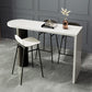 Modern Solid Wood Pub Table Set 1/3/4 Pieces Bar Table with Metal Stools Clearhalo 'Bar Furniture' 'furn' 'furn_home_bar_bar_sets' 'Furniture' 'Home Bars & Bar Sets' 'home_bar_bar_sets' 'Kitchen & Dining Furniture' 6105741