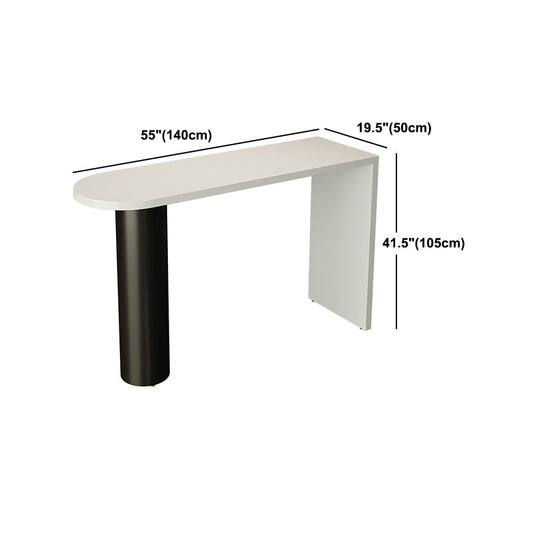 Modern Solid Wood Pub Table Set 1/3/4 Pieces Bar Table with Metal Stools Clearhalo 'Bar Furniture' 'furn' 'furn_home_bar_bar_sets' 'Furniture' 'Home Bars & Bar Sets' 'home_bar_bar_sets' 'Kitchen & Dining Furniture' 6105747