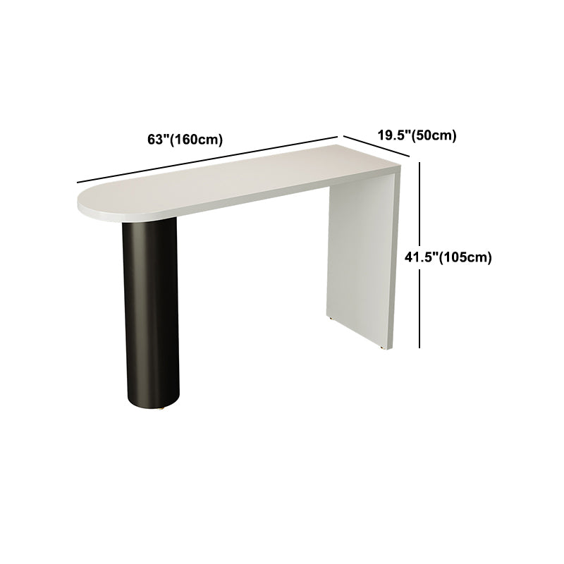 Modern Solid Wood Pub Table Set 1/3/4 Pieces Bar Table with Metal Stools Clearhalo 'Bar Furniture' 'furn' 'furn_home_bar_bar_sets' 'Furniture' 'Home Bars & Bar Sets' 'home_bar_bar_sets' 'Kitchen & Dining Furniture' 6105748