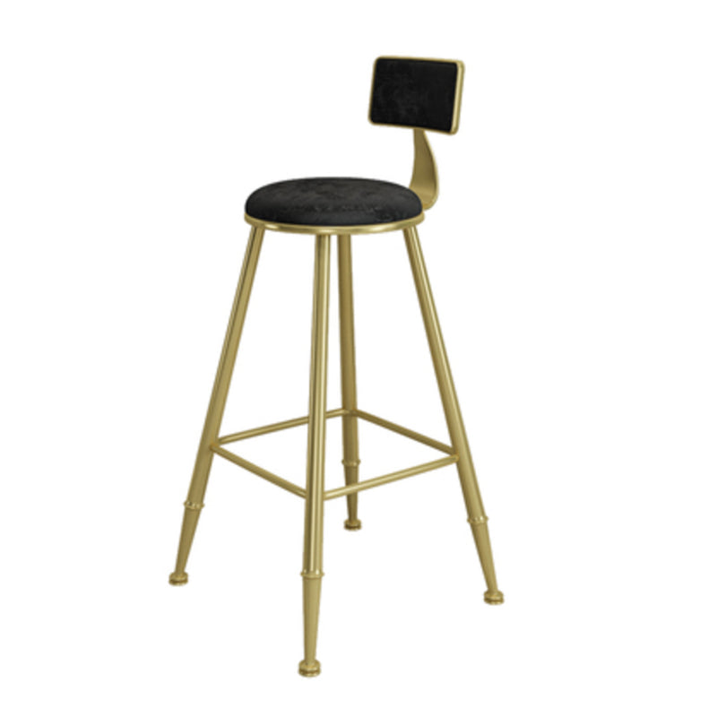 1/3/5 Pieces Bar Table Set Glam Rectangular Table and Stool Set Black 30"H Stool (Single) Clearhalo 'Bar Furniture' 'furn' 'furn_home_bar_bar_sets' 'Furniture' 'Home Bars & Bar Sets' 'home_bar_bar_sets' 'Kitchen & Dining Furniture' 6105752