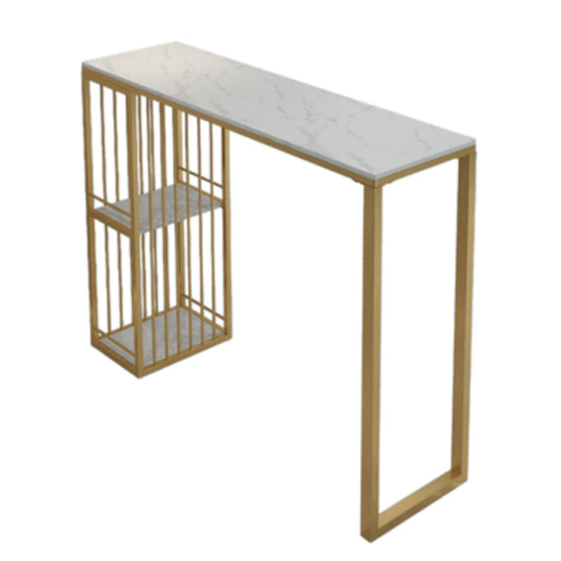 1/3/5 Pieces Bar Table Set Glam Rectangular Table and Stool Set Clearhalo 'Bar Furniture' 'furn' 'furn_home_bar_bar_sets' 'Furniture' 'Home Bars & Bar Sets' 'home_bar_bar_sets' 'Kitchen & Dining Furniture' 6105759