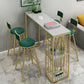 1/3/5 Pieces Bar Table Set Glam Rectangular Table and Stool Set Clearhalo 'Bar Furniture' 'furn' 'furn_home_bar_bar_sets' 'Furniture' 'Home Bars & Bar Sets' 'home_bar_bar_sets' 'Kitchen & Dining Furniture' 6105765