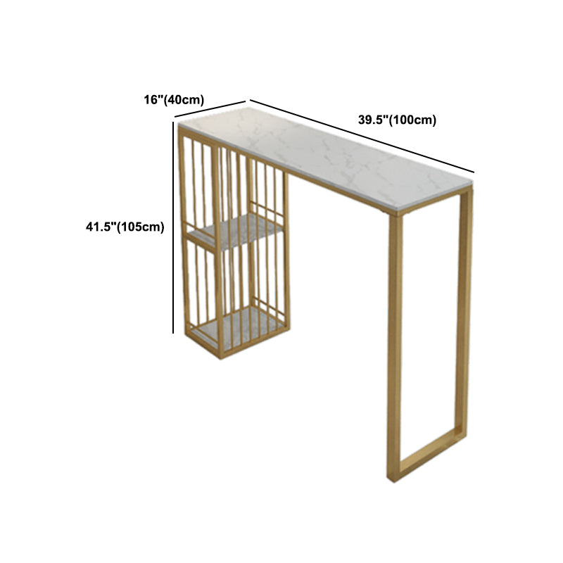 1/3/5 Pieces Bar Table Set Glam Rectangular Table and Stool Set Clearhalo 'Bar Furniture' 'furn' 'furn_home_bar_bar_sets' 'Furniture' 'Home Bars & Bar Sets' 'home_bar_bar_sets' 'Kitchen & Dining Furniture' 6105768