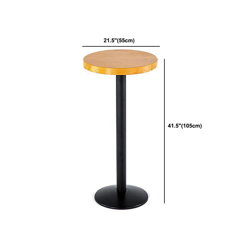 Solid Wood Bistro Set 1/2/3 Pieces Modern Style Round Bar Table Set