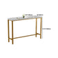 Modern Faux Marble Top Pub Table Set 1/3/5 Pieces White Bar Set with Upholstered Stools Clearhalo 'Bar Furniture' 'furn' 'furn_home_bar_bar_sets' 'Furniture' 'Home Bars & Bar Sets' 'home_bar_bar_sets' 'Kitchen & Dining Furniture' 6105834