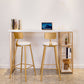 Contemporary Bar Pub Table Set 1/2/3 Pieces Table and Stool Set