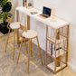 Contemporary Bar Pub Table Set 1/2/3 Pieces Table and Stool Set