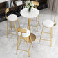 Glam Bar Pub Table Set 1/2/3/5 Pieces Bar Table and Stools for Living Room Clearhalo 'Bar Furniture' 'furn' 'furn_home_bar_bar_sets' 'Furniture' 'Home Bars & Bar Sets' 'home_bar_bar_sets' 'Kitchen & Dining Furniture' 6105921