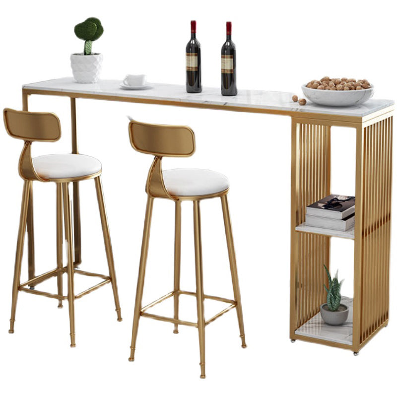 Juego de mesa de bar y taburetes industriales de 1/2/3 piezas