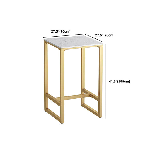 Glam 1/2/3/5 Pieces Table and Stool Set Gold Bar Table and Stools Clearhalo 'Bar Furniture' 'furn' 'furn_home_bar_bar_sets' 'Furniture' 'Home Bars & Bar Sets' 'home_bar_bar_sets' 'Kitchen & Dining Furniture' 6106000