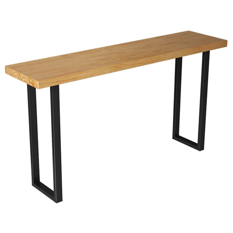 1/2/4/7/9 Pieces Industrial Rectangular Pub Table Set Wooden Counter Table Set Clearhalo 'Bar Furniture' 'furn' 'furn_home_bar_bar_sets' 'Furniture' 'Home Bars & Bar Sets' 'home_bar_bar_sets' 'Kitchen & Dining Furniture' 6106015