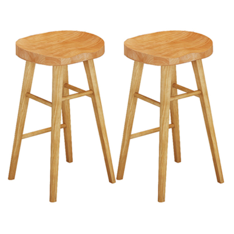 1/2/4/7/9 Pieces Industrial Rectangular Pub Table Set Wooden Counter Table Set Wood 30"H Stools (Set of 2) Clearhalo 'Bar Furniture' 'furn' 'furn_home_bar_bar_sets' 'Furniture' 'Home Bars & Bar Sets' 'home_bar_bar_sets' 'Kitchen & Dining Furniture' 6106017