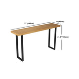 1/2/4/7/9 Pieces Industrial Rectangular Pub Table Set Wooden Counter Table Set Clearhalo 'Bar Furniture' 'furn' 'furn_home_bar_bar_sets' 'Furniture' 'Home Bars & Bar Sets' 'home_bar_bar_sets' 'Kitchen & Dining Furniture' 6106028