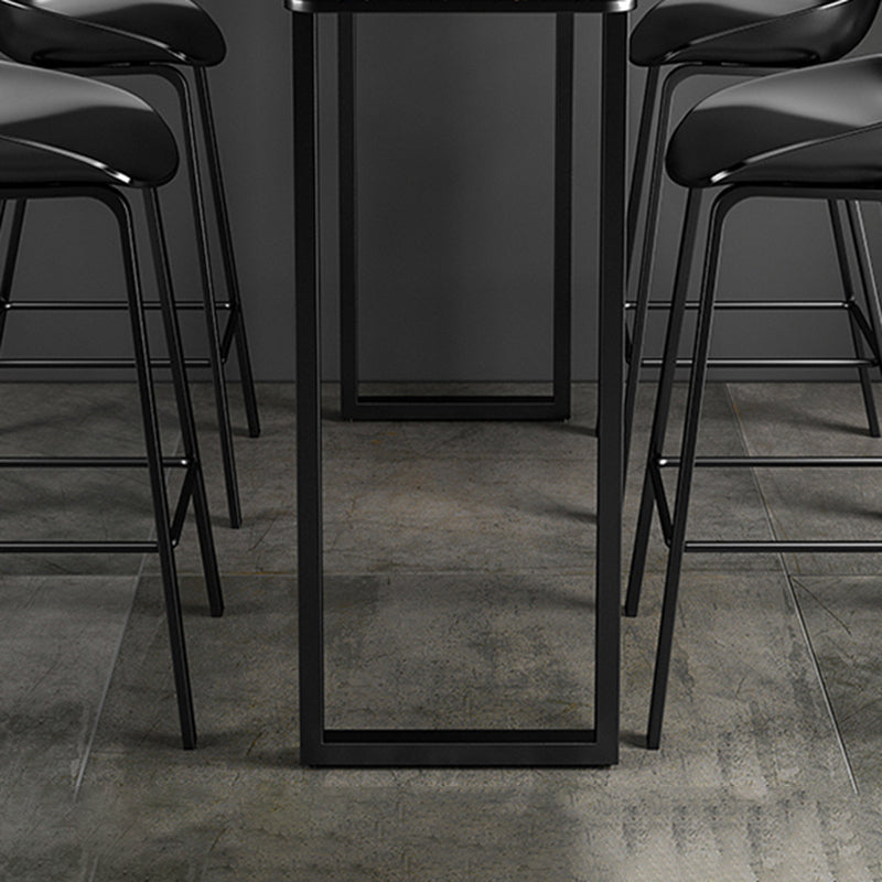 1/2/3/5 Pieces Bar Table and Stools Industrial Bar Pub Table Set Clearhalo 'Bar Furniture' 'furn' 'furn_home_bar_bar_sets' 'Furniture' 'Home Bars & Bar Sets' 'home_bar_bar_sets' 'Kitchen & Dining Furniture' 6106039